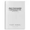 Aero Commander 112B Rockwell 1976 Flight Manual (part# M112003-1)