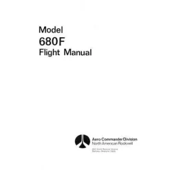 Aero Commander 680F Grand Commander 1960-63 Flight Manual (AC680F-F-C)