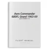 Aero Commander 680FL Grand 1963-69 Flight Manual (part# AC680FL-F-C)