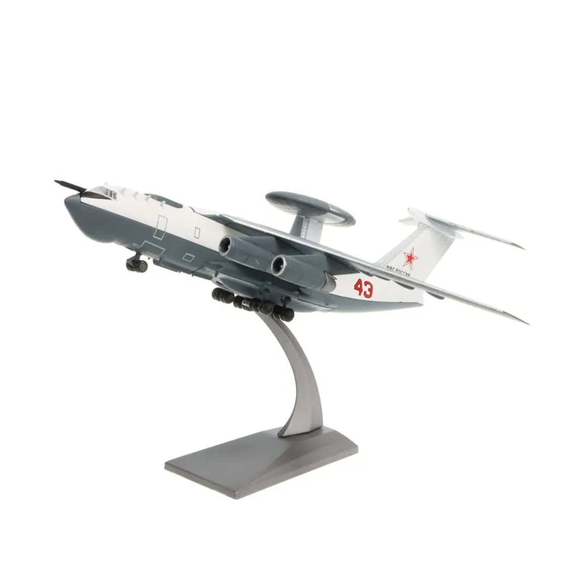 A-50 Mainstay Airborne Early Warning and Control Aircraft 1/200 Diecast Aircraft Model