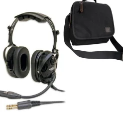 ASA AirClassics HS-1A Headset & Bag Combo - Crystal-Clear Comms & Comfort