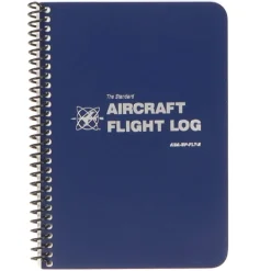 ASA Aircraft Flight Log - Compact Maintenance & Flight Tracking Logbook