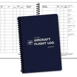 ASA Aircraft Flight Log - Compact Maintenance & Flight Tracking Logbook