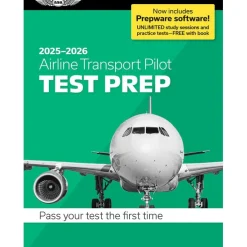 ASA 2025-2026 Airline Transport Pilot Test Prep (Book, Download, Online): Ace Your FAA Exam