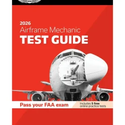 ASA 2026 AMT Airframe Test Prep Book with Free Practice Tests