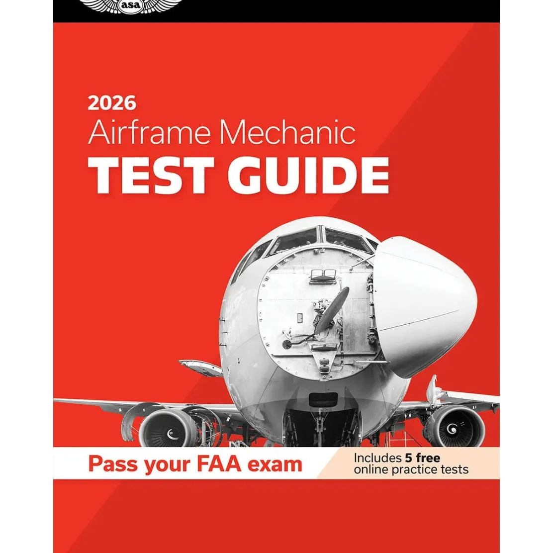 ASA 2026 AMT Airframe Test Prep Book with Free Practice Tests