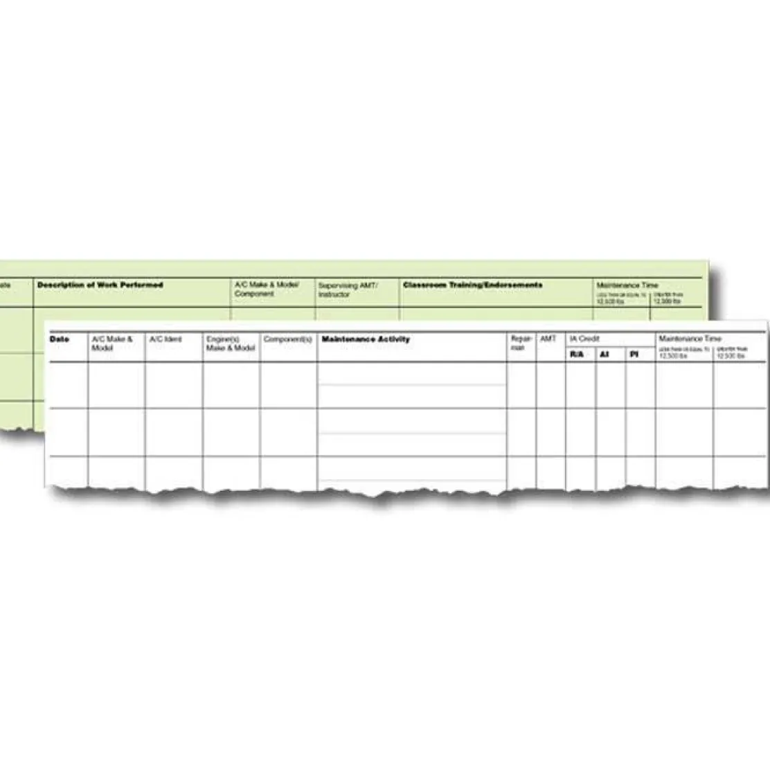 ASA Aviation Maintenance Technician (AMT) Logbook: Spiral-Bound Edition