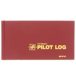 ASA Burgundy Pilot Logbook: Expanded 206-Page Capacity