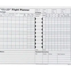 ASA Comprehensive Flight Planner Pad for Pilots