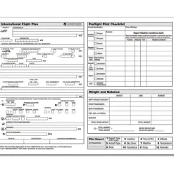 ASA Comprehensive Flight Planner Pad for Pilots