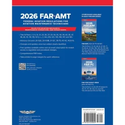 ASA 2026 FAR-AMT - Federal Aviation Regulations for Maintenance Technicians