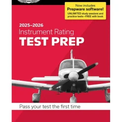 ASA 2025-2026 Instrument Rating Test Prep Bundle (Book, Download, Online): Ace Your FAA Exam