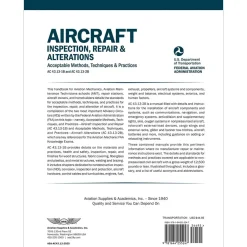 ASA Official FAA Aircraft Maintenance Handbook 43.13-1B/2B