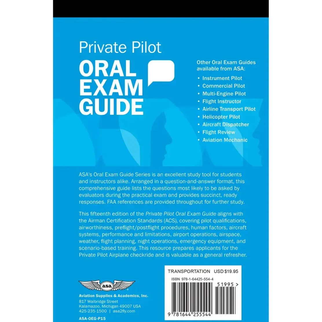 ASA Private Pilot Oral Exam Guide (15th Edition): Ace Your Checkride