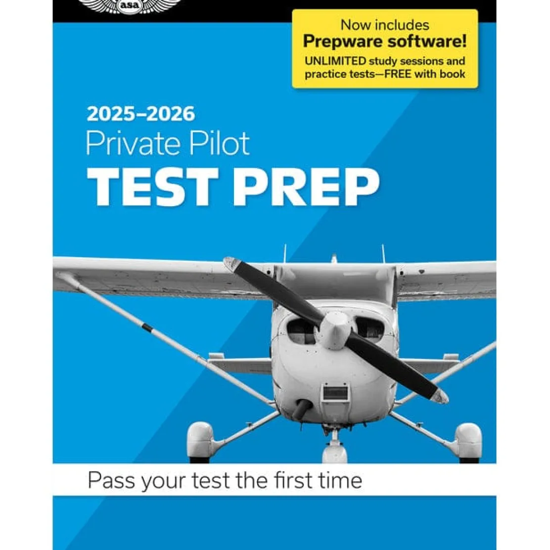 ASA Private Pilot Test Prep 2025-2026. Book and Software for Stress-Free Success
