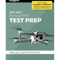 ASA 2025-2026 Remote Pilot Test Prep (Book, Download, Online): Ace Your FAA Exam