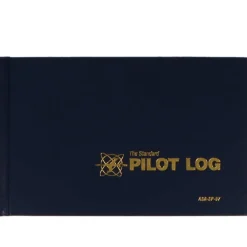 ASA Standard Navy Blue Pilot Logbook: Elevate Your Flight Records
