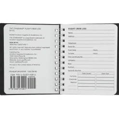 ASA The Standard Flight Crew Logbook for Professional Pilots SP-FC