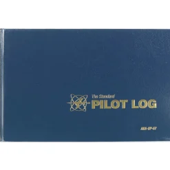 ASA The Standard Pilot Logbook - Navy Blue Hardcover SP-57