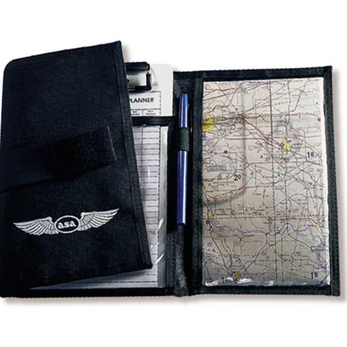 ASA Tri-Fold Pilot VFR Kneeboard Organizer