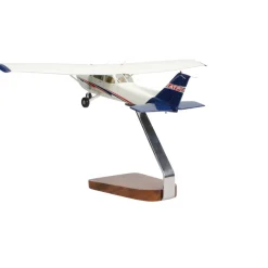 ATP Cessna 172 Skyhawk Clear Canopy Large Mahogany Model