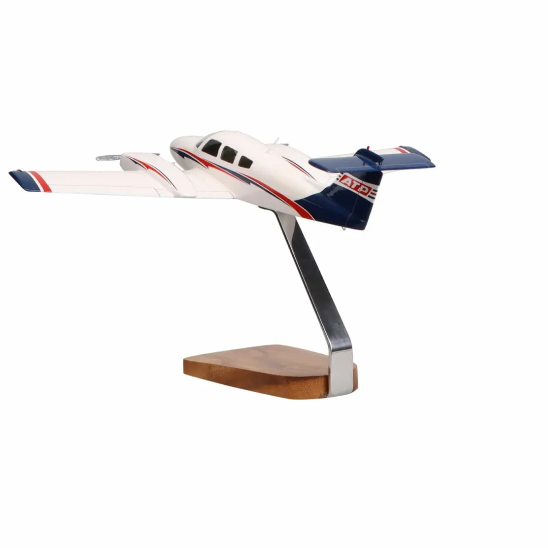 ATP Piper Seminole Clear Canopy Large Mahogany Model