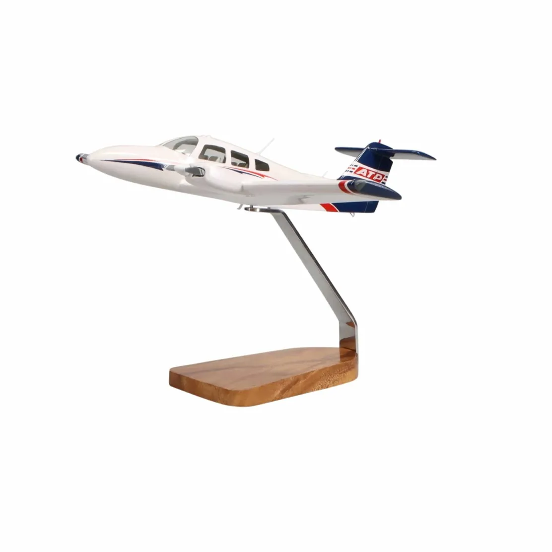 ATP Piper Seminole Clear Canopy Large Mahogany Model