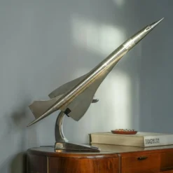 Authentic Models Concorde - Elegant Polished Aluminum Replica - AP460