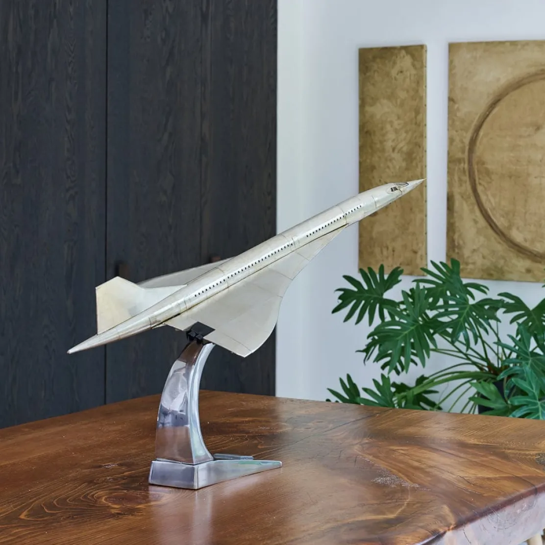 Authentic Models Concorde - Elegant Polished Aluminum Replica - AP460