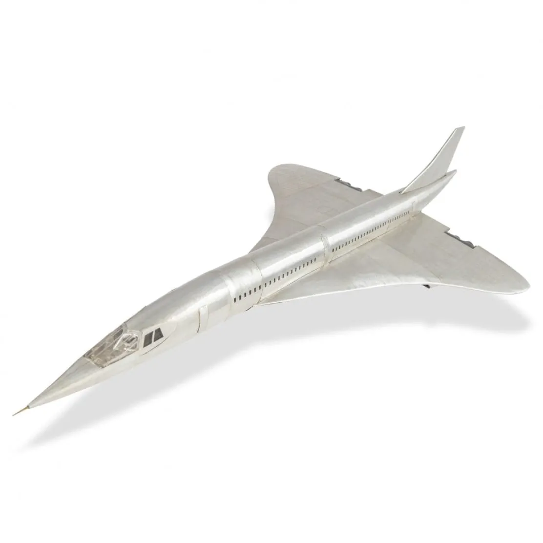 Authentic Models Concorde - Elegant Polished Aluminum Replica - AP460