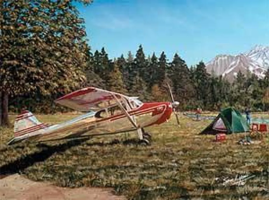 Back Country Artist Proof Lyons Studios Limited Edition Aviation Print