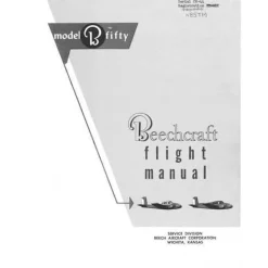 Beech B-50 Flight Manual (part# 50-590031-2)