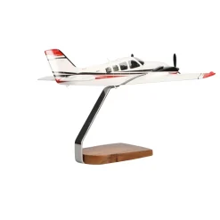 Beechcraft Baron G58 Clear Canopy Large Mahogany Model
