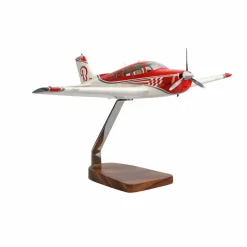 Beechcraft Bonanza G36 Clear Canopy Large Mahogany Model