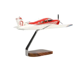 Beechcraft Bonanza G36 Clear Canopy Large Mahogany Model