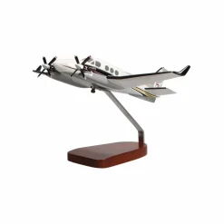 Beechcraft King Air C90GTx Large Mahogany Model