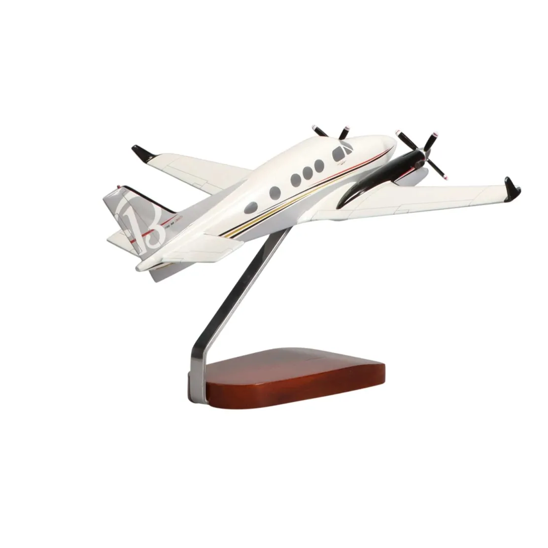 Beechcraft King Air C90GTx Large Mahogany Model