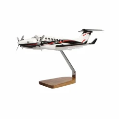 Beechcraft King Air 360ER Clear Canopy Large Mahogany Model
