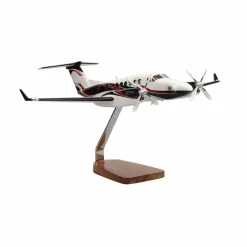 Beechcraft King Air 360ER Clear Canopy Large Mahogany Model