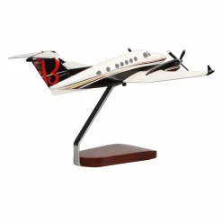 Beechcraft King Air 250 Large Mahogany Model