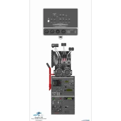 Beechcraft 18" x 36" Cockpit Posters for Pilot Training