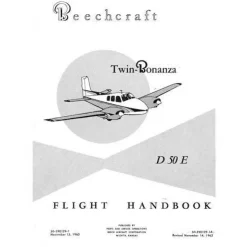 Beech D-50E Flight Handbook (part# 50-590129-1)