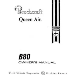 Beech Queen Air B-80 Series Owner's Manual (part# 50-590157-3B)
