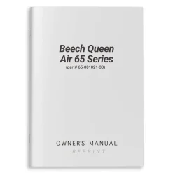 Beech Queen Air 65 Series Owner's Manual (part# 65-001021-33)