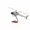 Bell 505 Jet Ranger X Large Mahogany Model