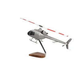 Bell 505 Jet Ranger X Large Mahogany Model