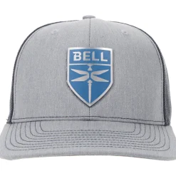Bell Modern Logo Richardson 112 Heritage Trucker Hat - Steel/Blue
