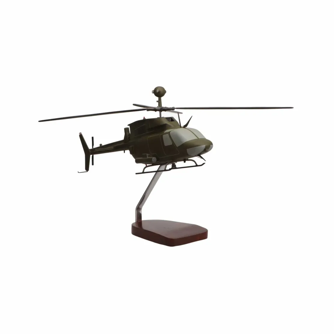 Bell OH-58 Kiowa Warrior Large Mahogany Model