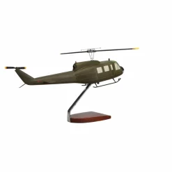 Bell UH-1 Iroquois (Huey) Large Mahogany Model