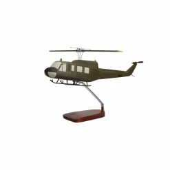 Bell UH-1 Iroquois (Huey) Large Mahogany Model